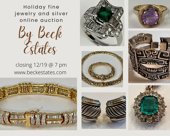 Image for Holiday fine jewelry and silver auction