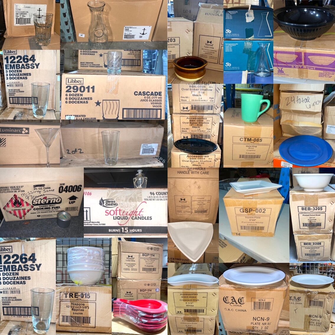 Image for NEW Restaurant China, Barware, Distribution Company Closing