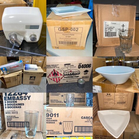 Image for NEW Restaurant China, Barware, Distribution Company Closing