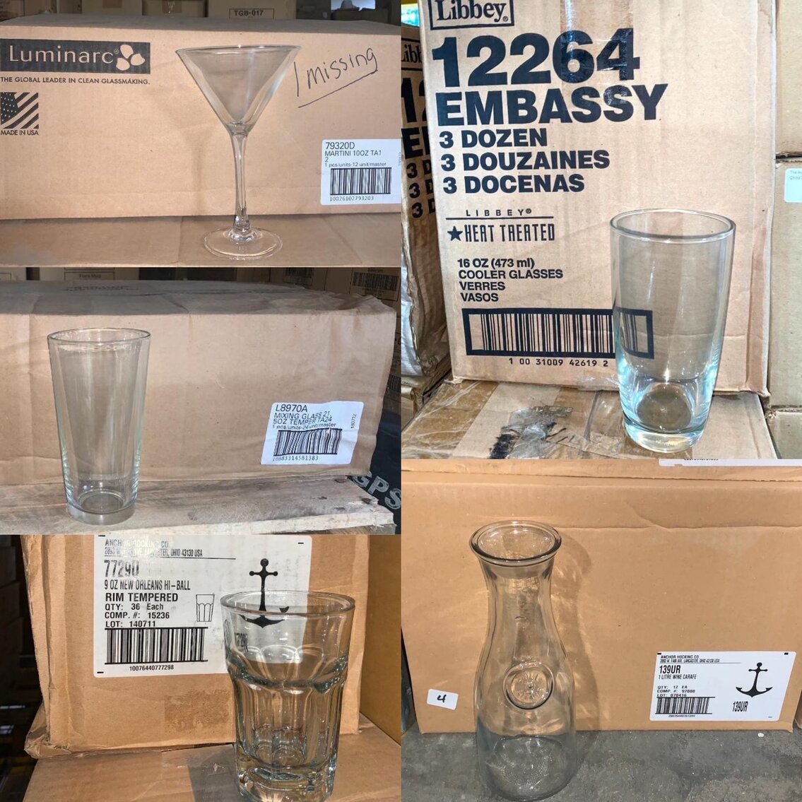 Image for NEW Restaurant China, Barware, Distribution Company Closing