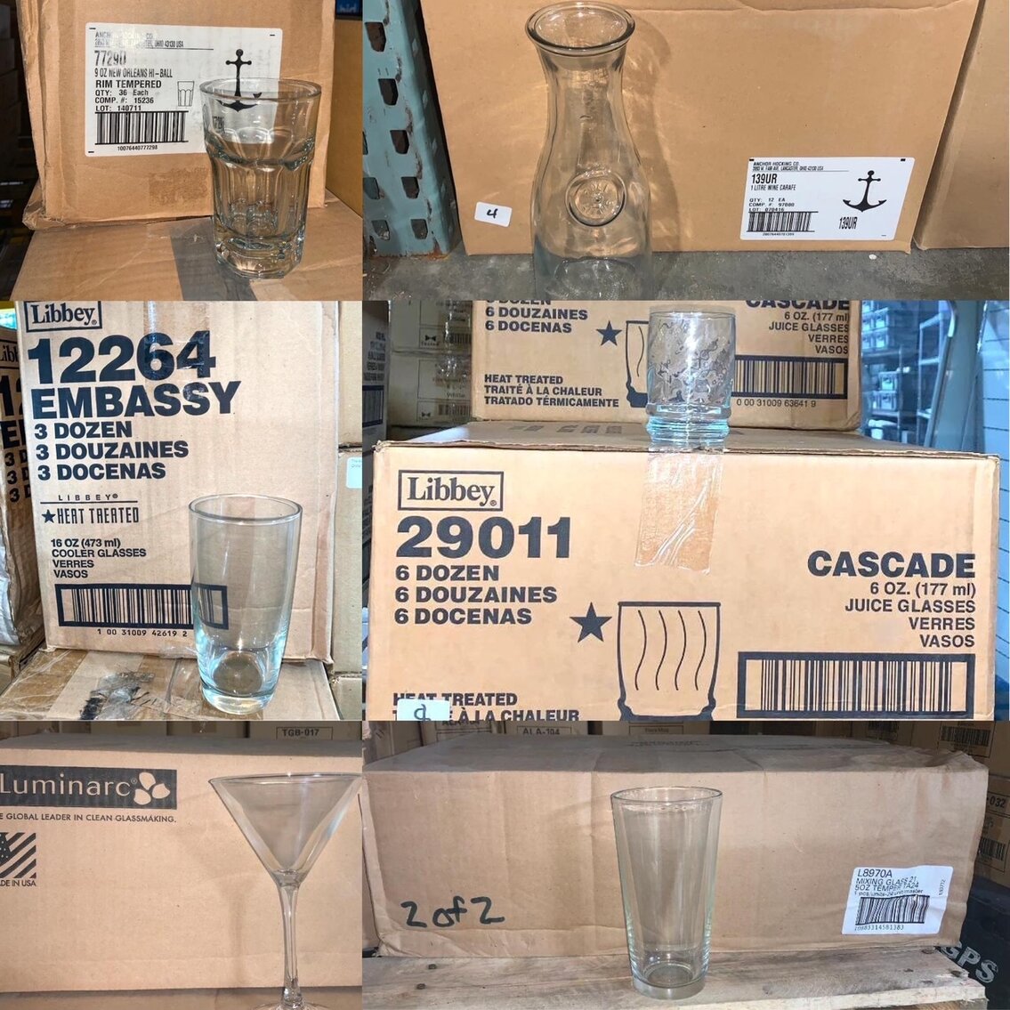 Image for NEW Restaurant China, Barware, Distribution Company Closing