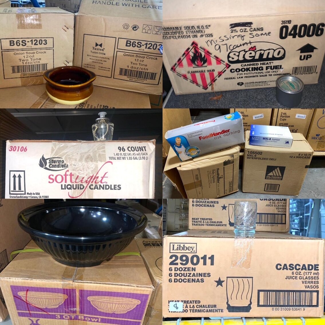 Image for NEW Restaurant China, Barware, Distribution Company Closing