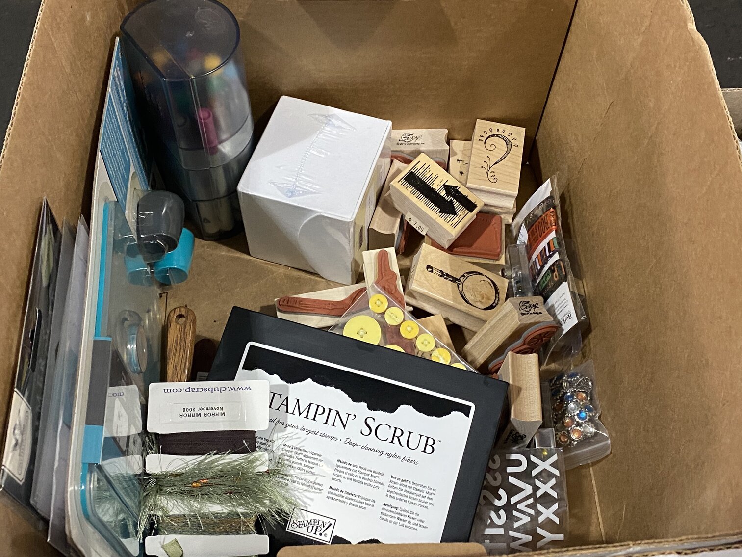 Image for Scrapbook Supplies& Material, Thirty-One brand bags, Electric Scooter, Longaberger Baskets & Pottery