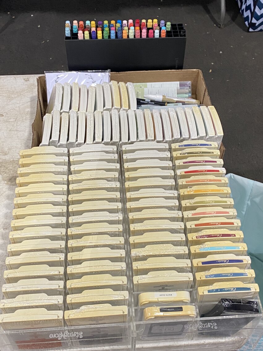 Image for Scrapbook Supplies& Material, Thirty-One brand bags, Electric Scooter, Longaberger Baskets & Pottery