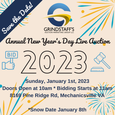 Image for Annual New Year's Day Live Auction!