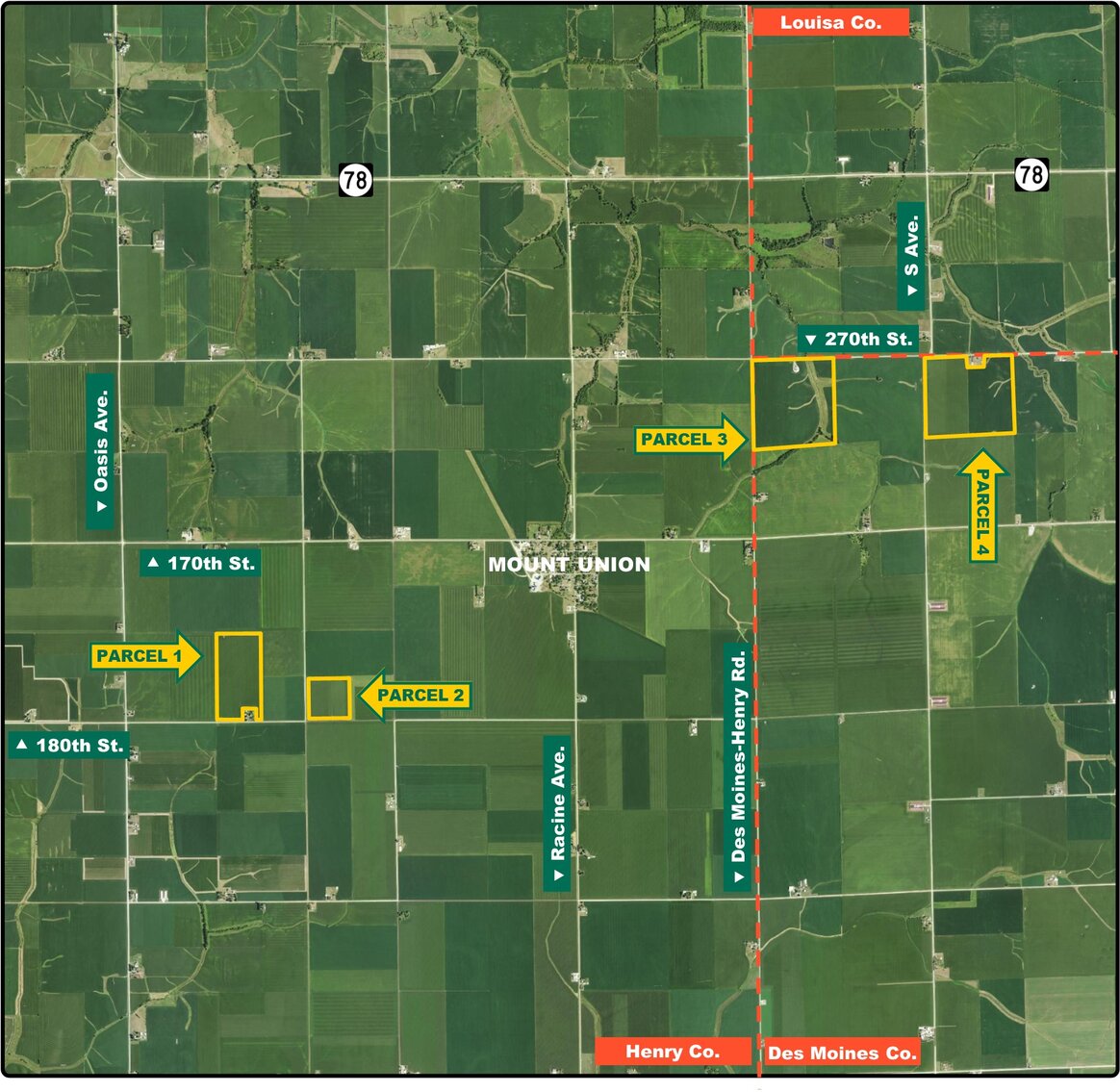 Image for Closed - Henry/Des Moines Co., IA -388.09 Ac., m/l (010-2523)