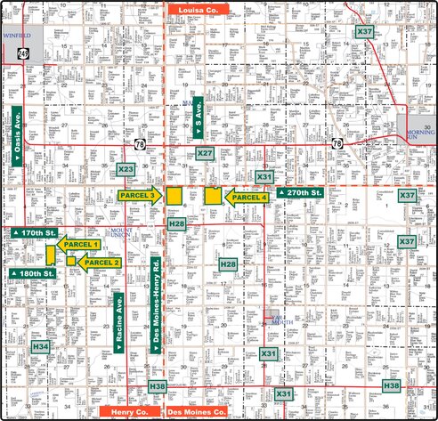 Image for Closed - Henry/Des Moines Co., IA -388.09 Ac., m/l (010-2523)