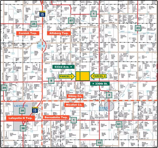 Image for Closed - Sibley Co., MN - 240.00 Ac., m/l (190-0170)