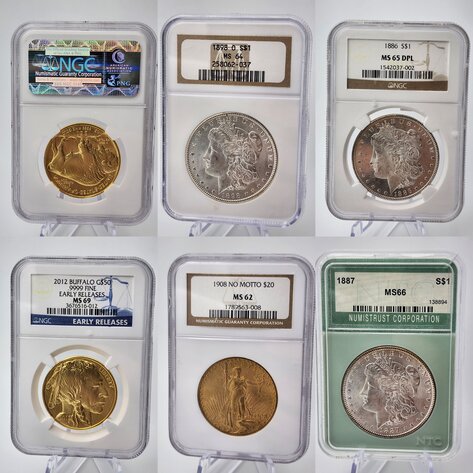 Image for Gold, Silver and Collector Coins & Currency Live Onsite Auction in Omaha w/ Online Bidding