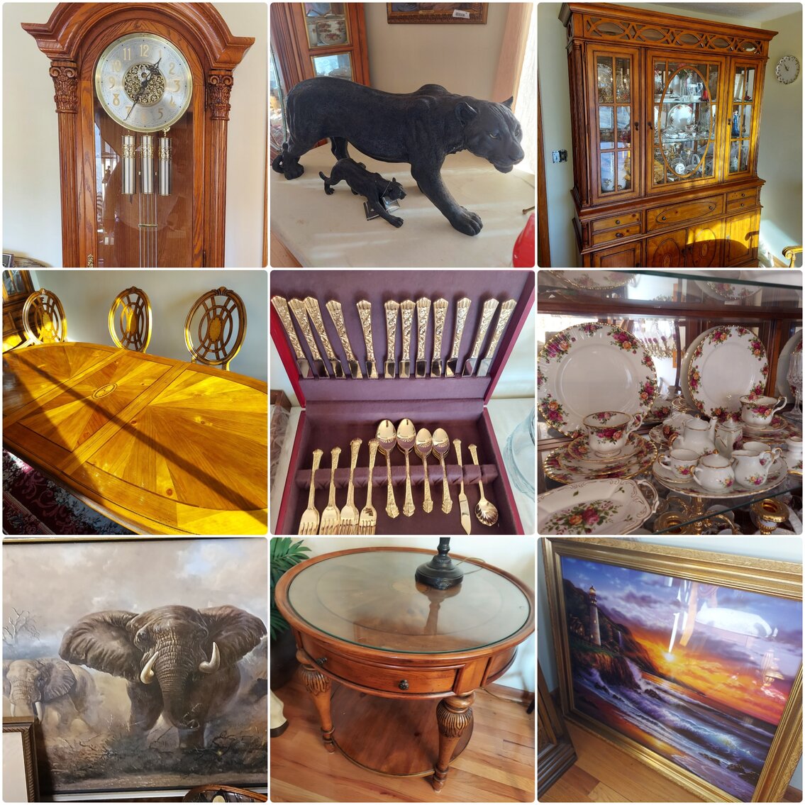 Elkview, WV Furniture, Glassware, China, Prints & Art, and More!