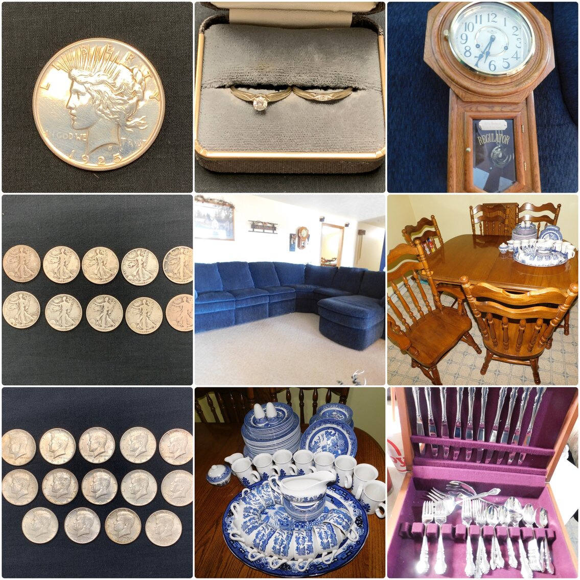 Image for Fairmont, WV – Estate Auction: Coins, Jewelry, CLEAN Furniture, Glassware, China, Household Items, and More!