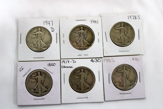 Image for COINS-SILVER-POCKET WATCHES-JEWELRY