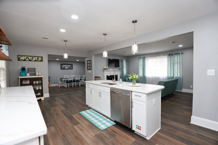 Image for SOLD! Fully Renovated 3 BR/3 BA Brick Rancher | 2,518 SF with Finished Basement | Views of the York River | 1542 Laurens Road | Gloucester Point, VA