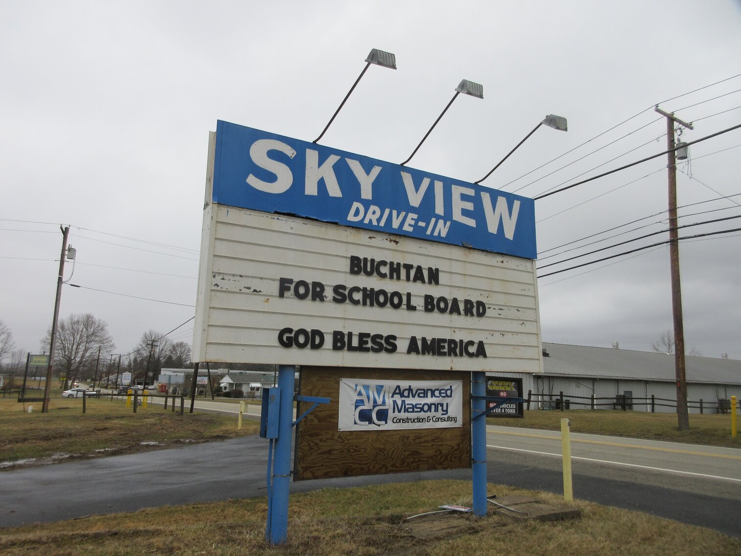 Image for Carmichaels, PA – Skyview Drive-In Theatre Auction: Marquee Sign, Projectors, Audio Equipment, Kitchen Equipment & More!
