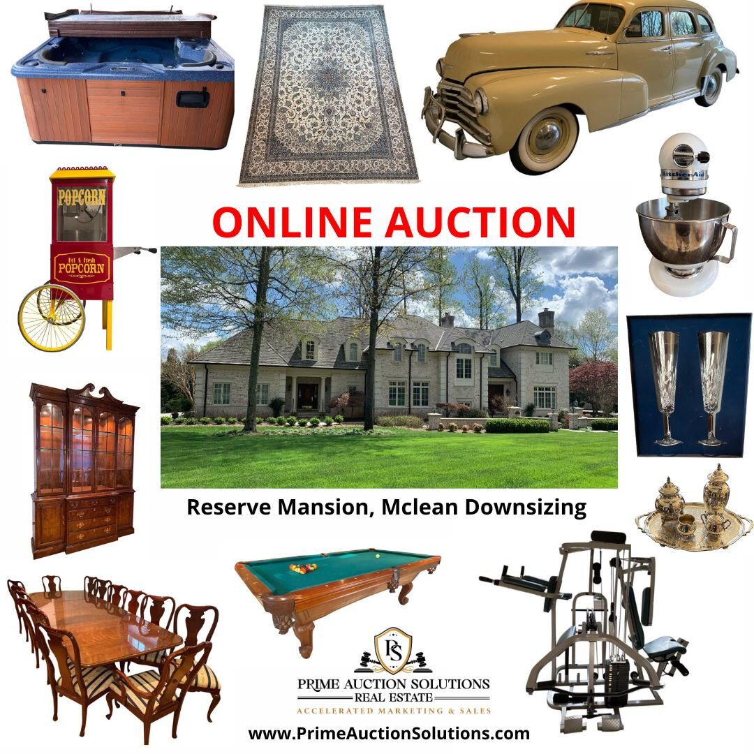Image for Reserve Mansion, Mclean Downsizing Online Auction