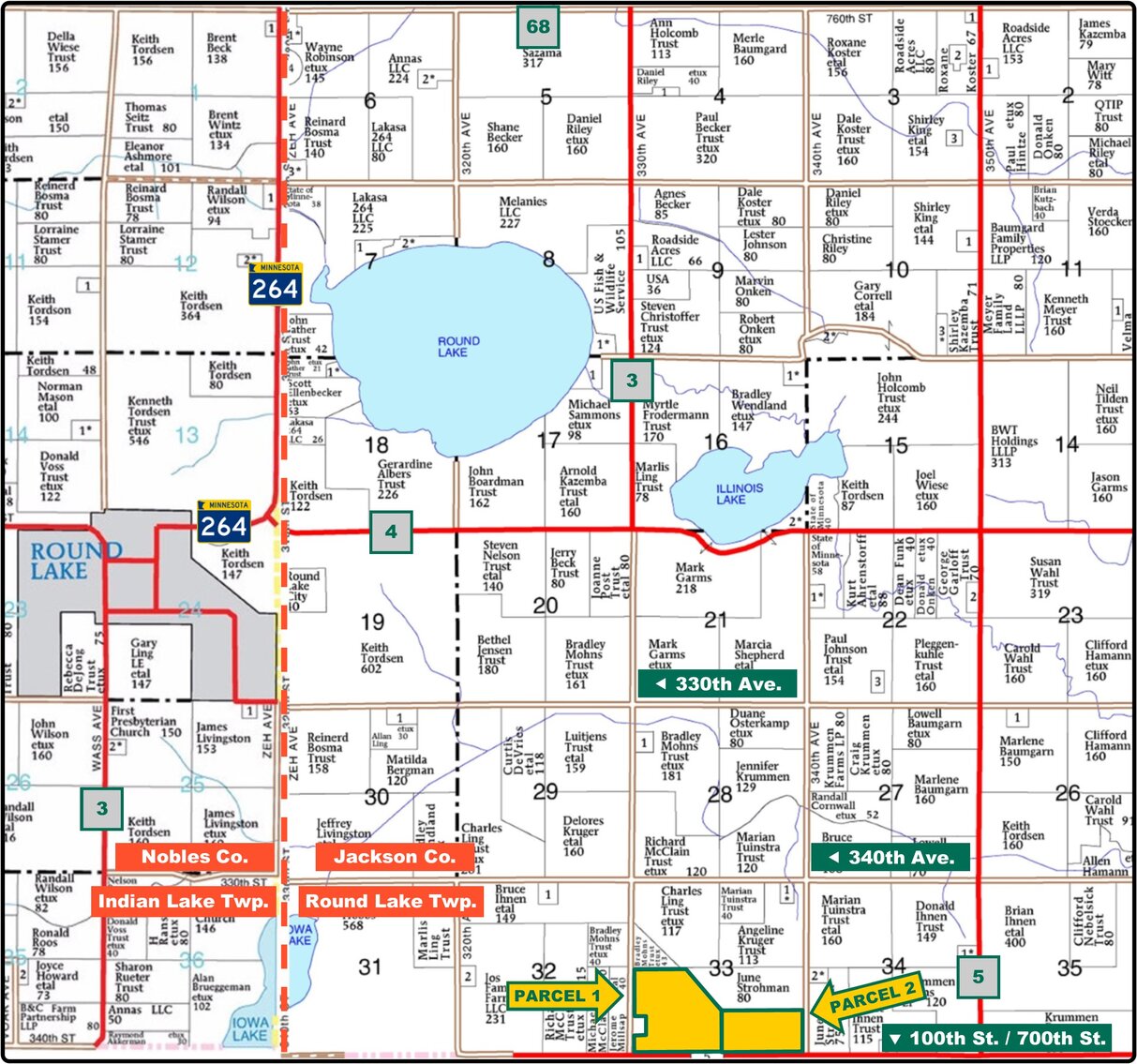 Image for Closed - Jackson Co., MN - 232.82 Ac., m/l (190-0175)