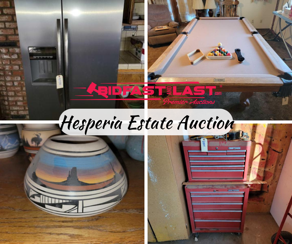 Image for Bid Fast and Last Hesperia Estate Auction