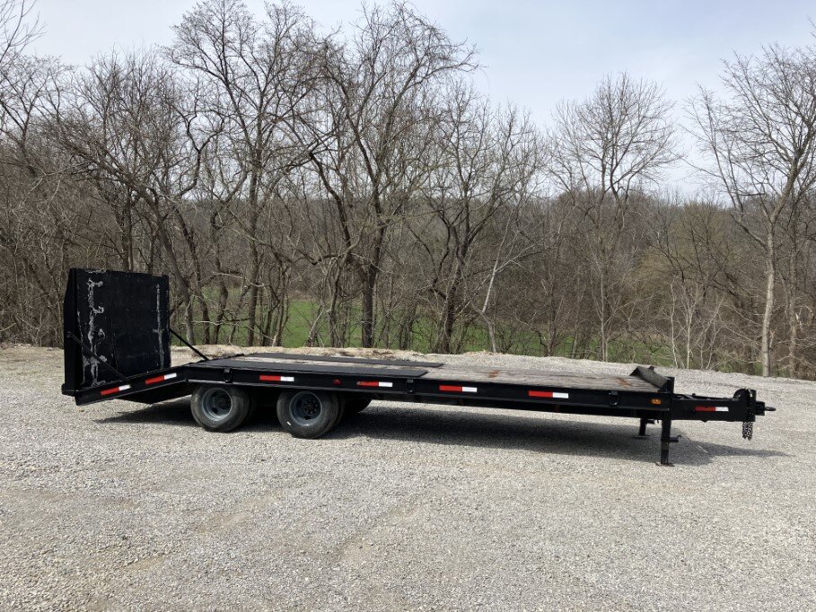 Image for 1984 Belshe 20’ Pintle Hitch Heavy Duty Trailer