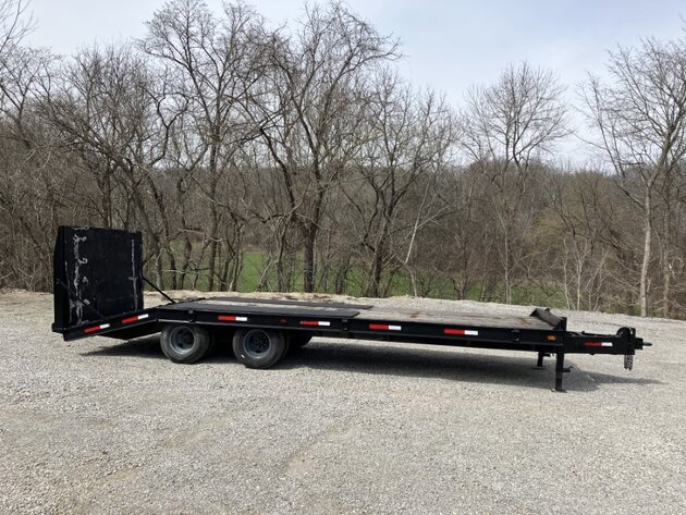 Image for 1984 Belshe 20’ Pintle Hitch Heavy Duty Trailer