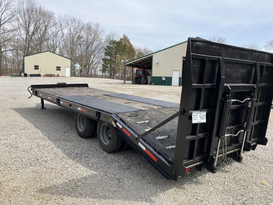 Image for 1984 Belshe 20’ Pintle Hitch Heavy Duty Trailer