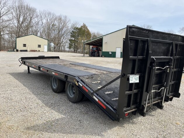 Image for 1984 Belshe 20’ Pintle Hitch Heavy Duty Trailer