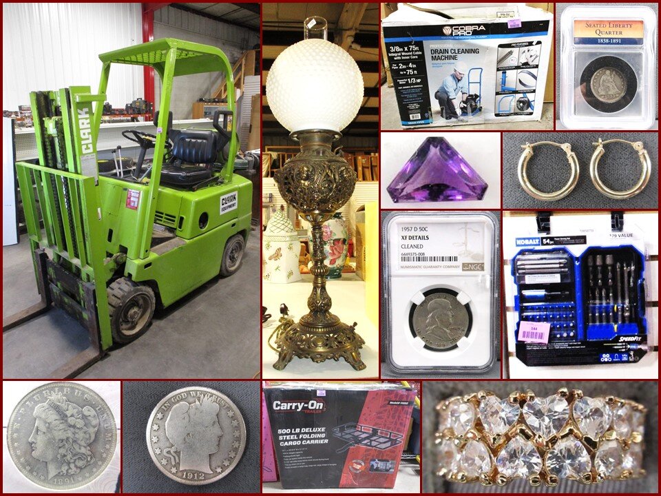 Image for Forklift, Tools, Sterling and Household (purple tag)