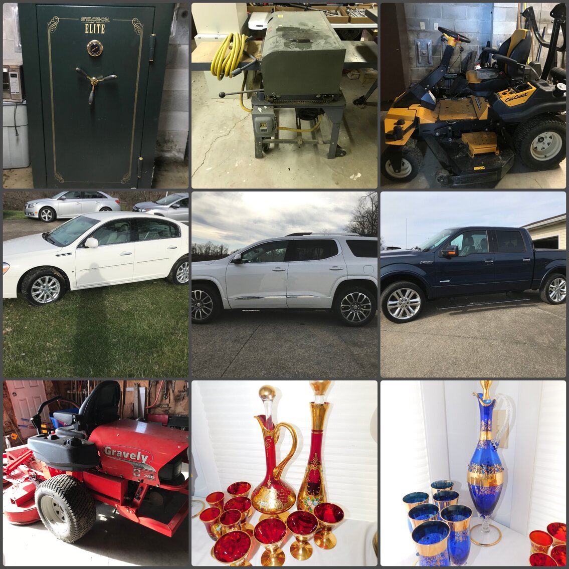 Image for Morgantown, WV – Walter Wymer Estate: Vehicles, Lawn Care Equipment, Huge Selection of Davis & Lynch Glass, Gun Safe, Ammo, Knives, Household Items, and more!