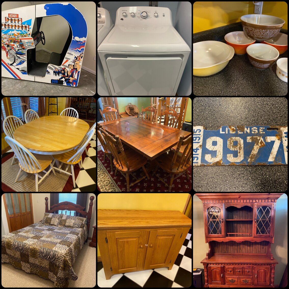 WV Furniture, Household Appliances, Glassware