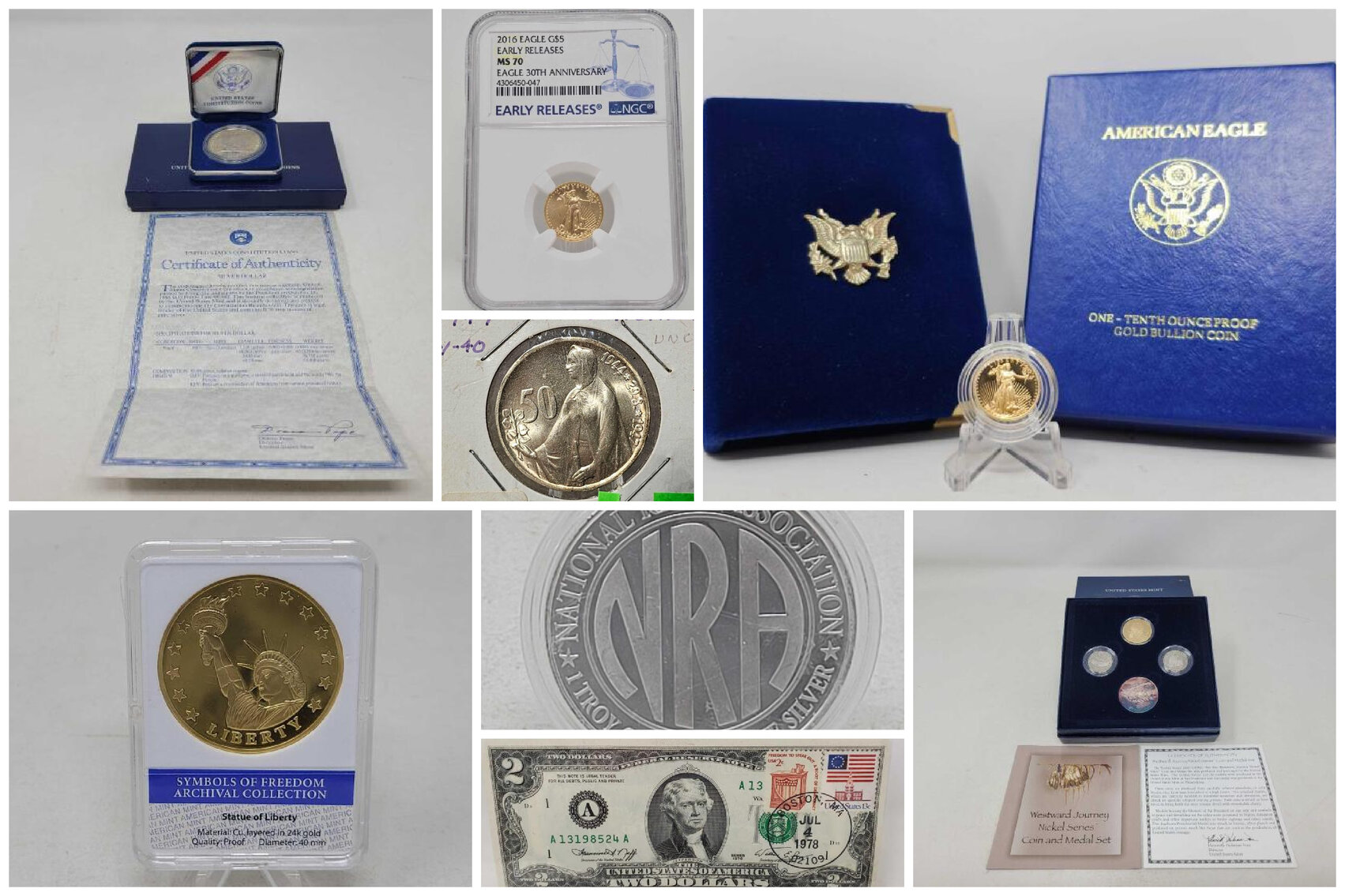 Image for Silver - Gold - Coin & Currency Auction
