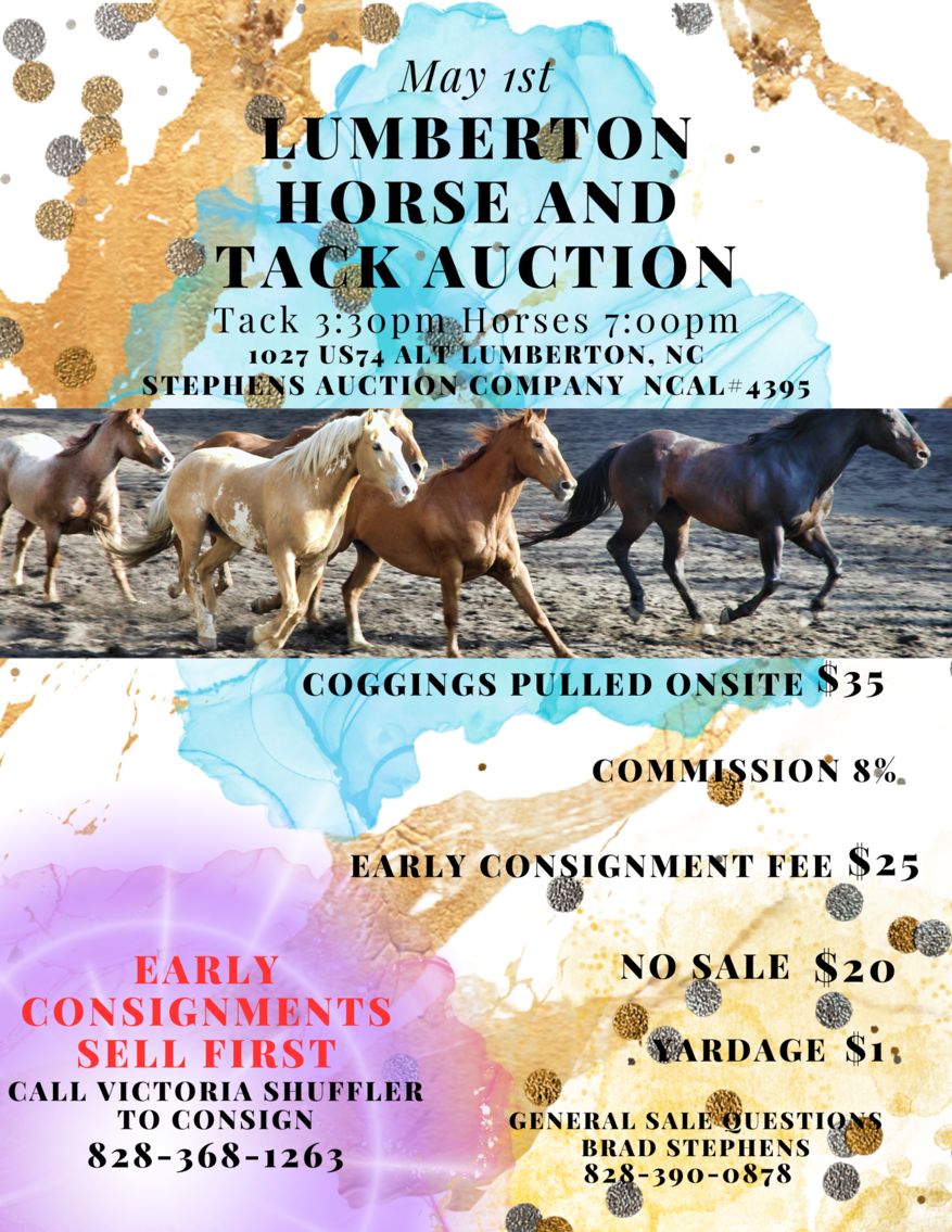 Lumberton Horse and Tack Auction May 2023