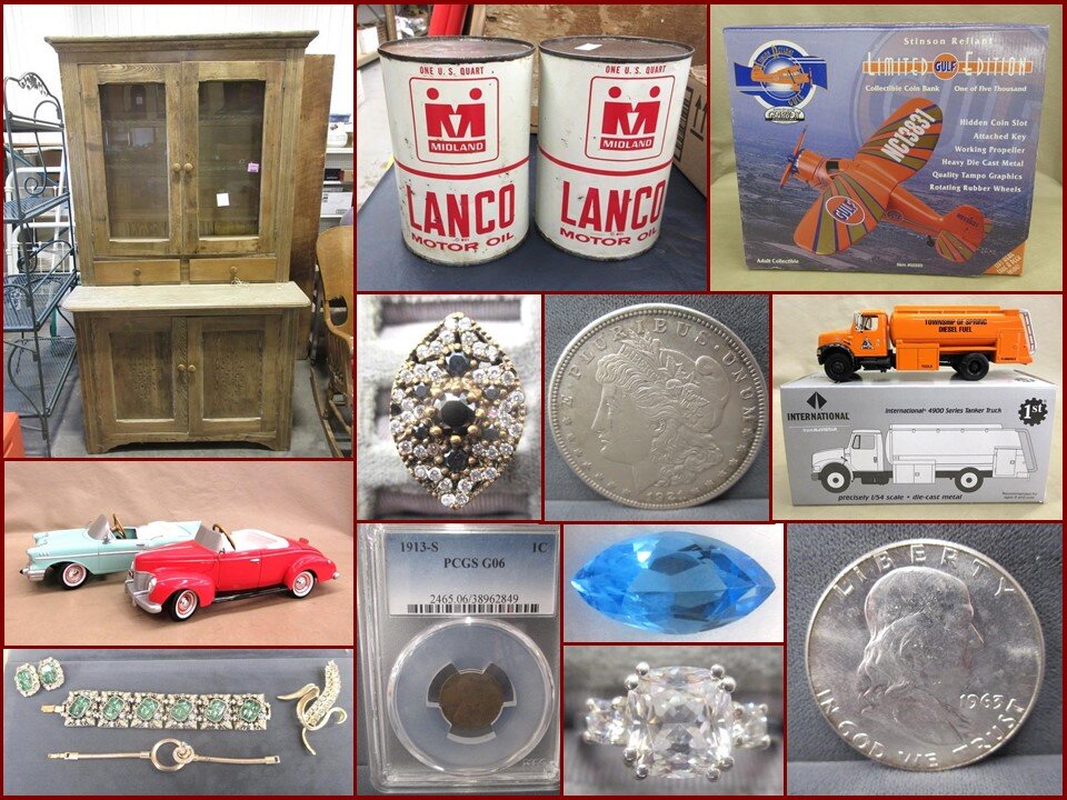 Image for Furniture, Sterling, Coin, Die-cast and Household (purple tag)