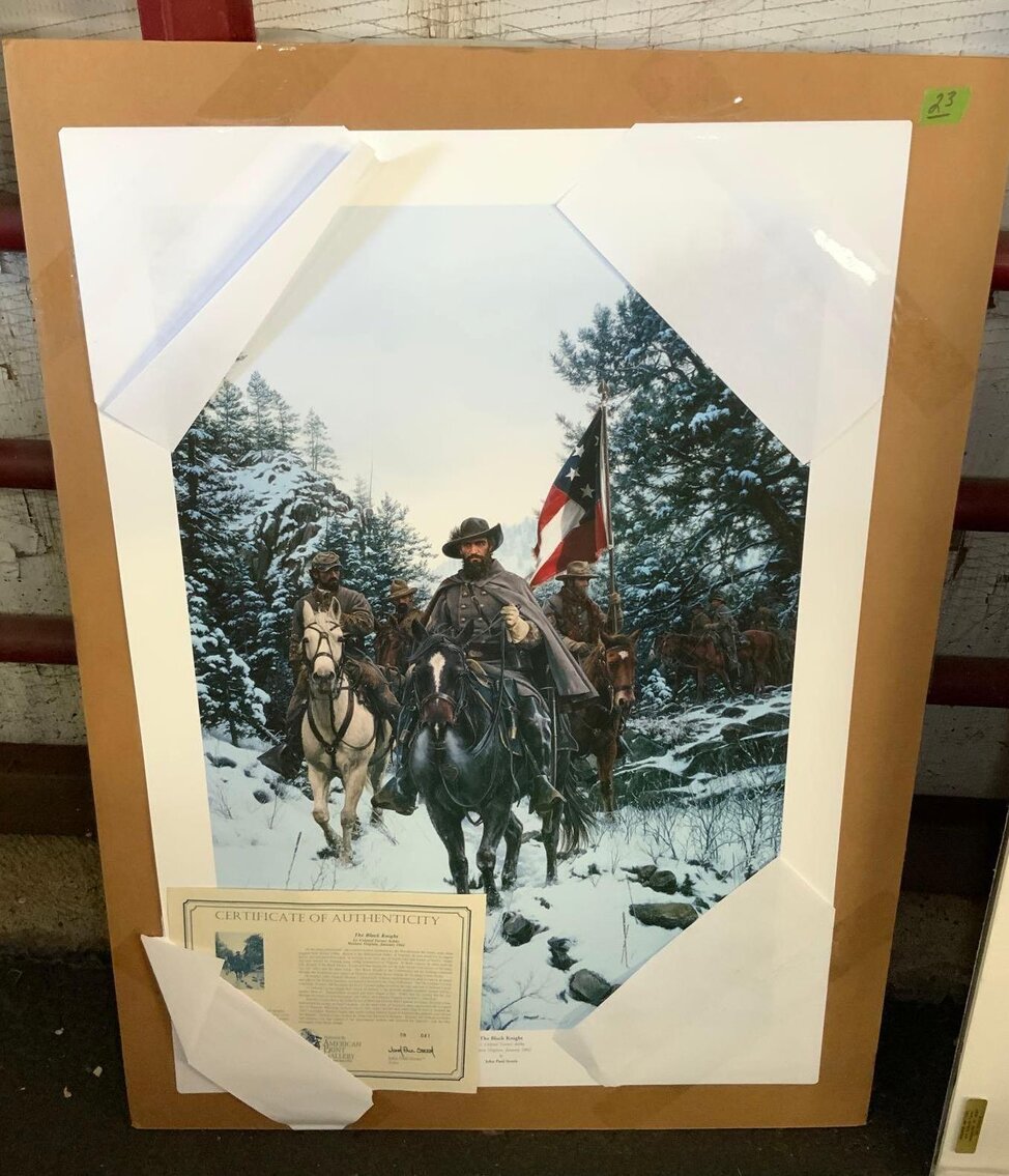 Image for Mort Kunstler and J.P. Strain Civil War Prints, Antique Furniture, Collectibles