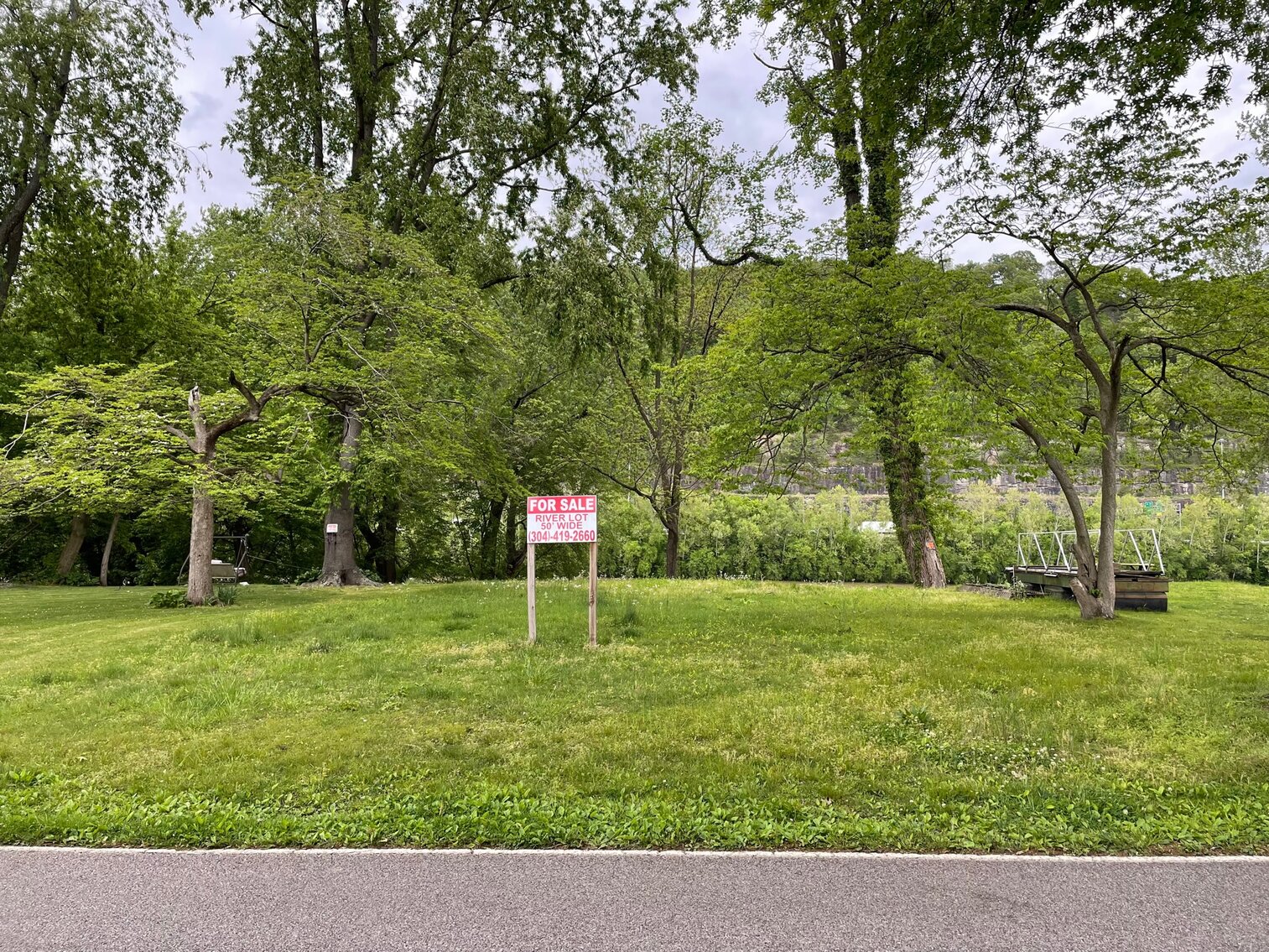 SOLD 22,000 Beautiful River Lot in Kanawha City