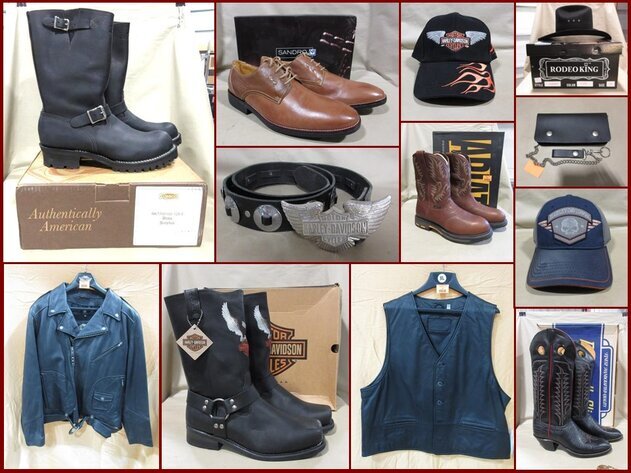 Image for Name Brand Motorcycle/Western Clothing & Boots (orange tag)