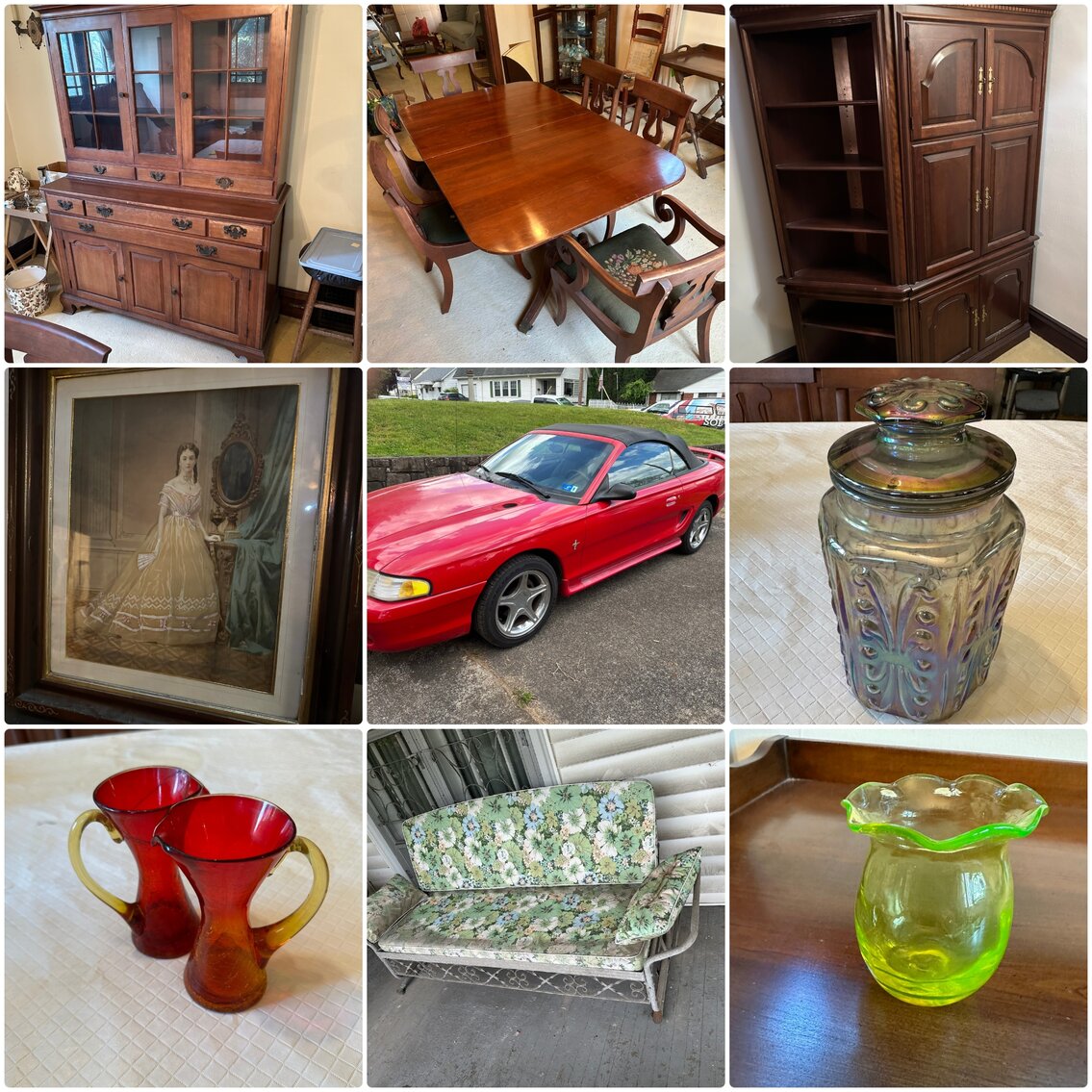 Image for Charleston, WV – ’97 Ford Mustang, Blenko & Fenton Glass, Furniture, and More!