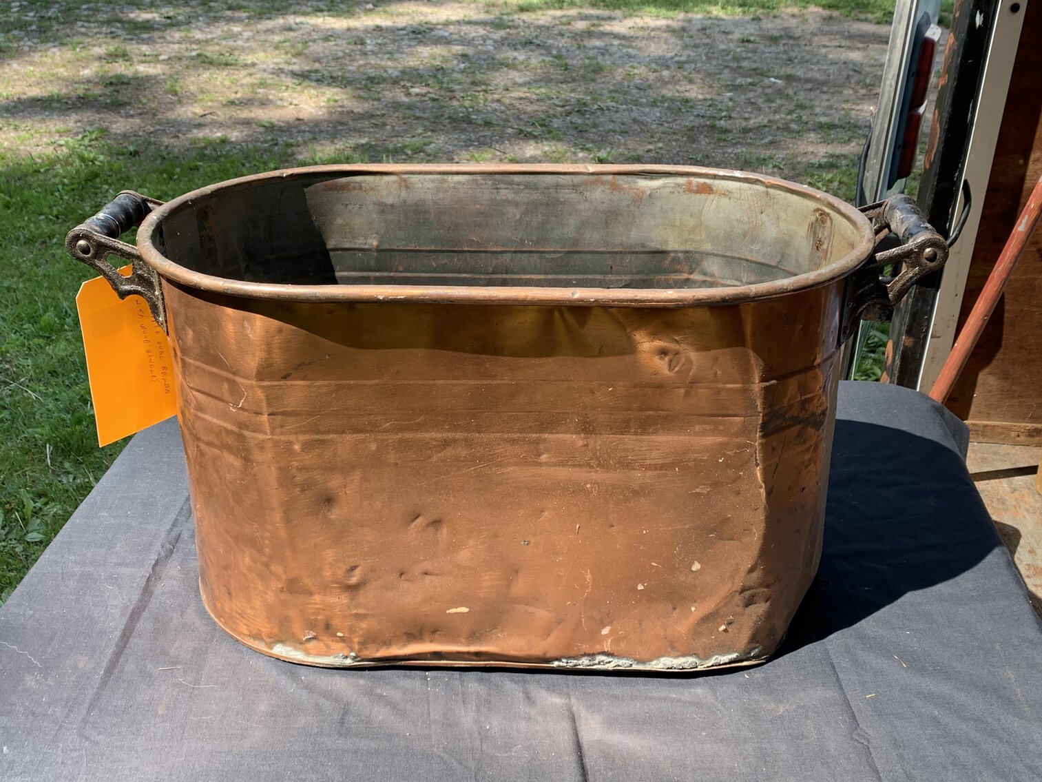 Image for Flemington, WV – ’88 Wells Fargo Box Trailer, Local Advertising Items, Farm & Kitchen Collectibles, WV License Plates, Antiques and more!