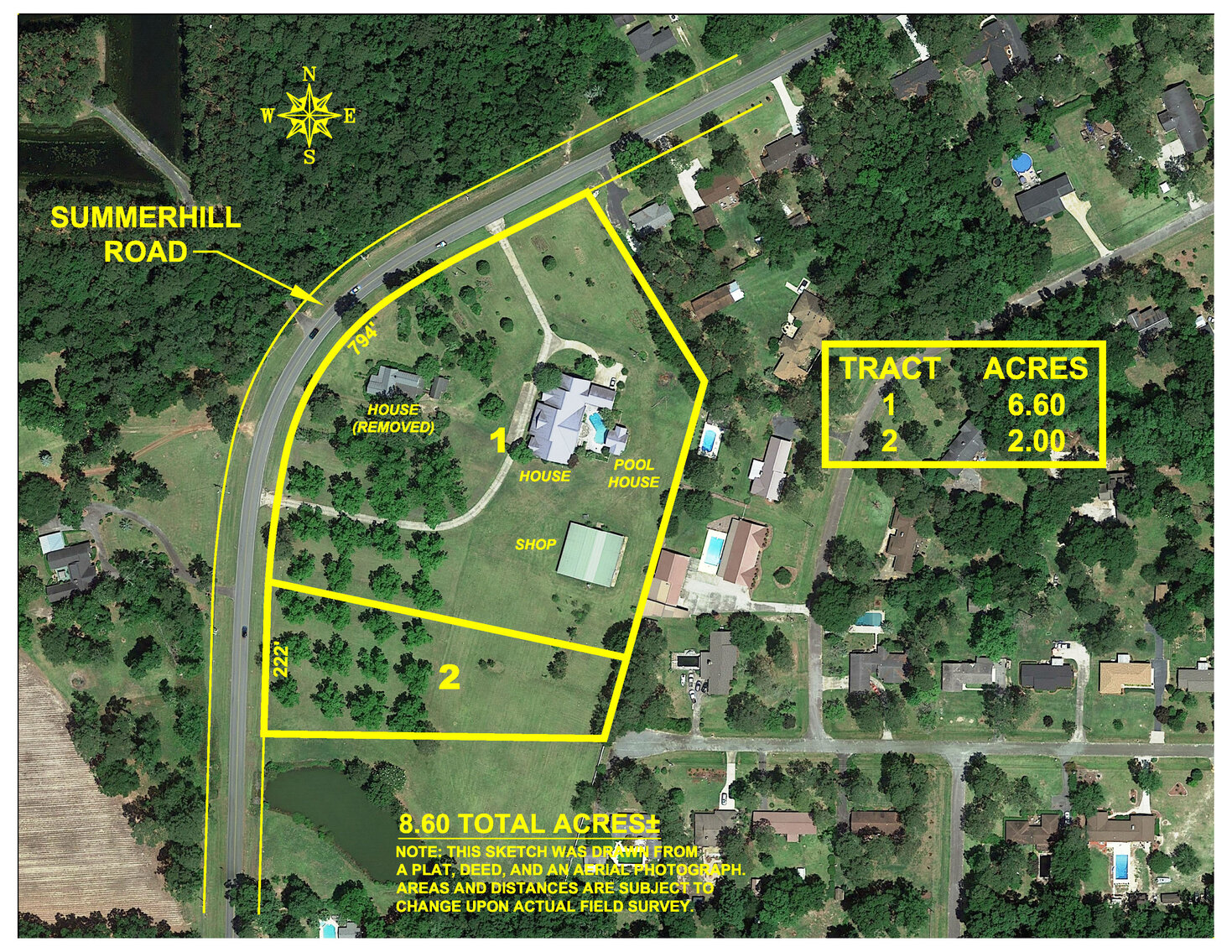 Image for 730 Summer Hill Road, Thomasville, Georgia - Home and Additional Acreage
