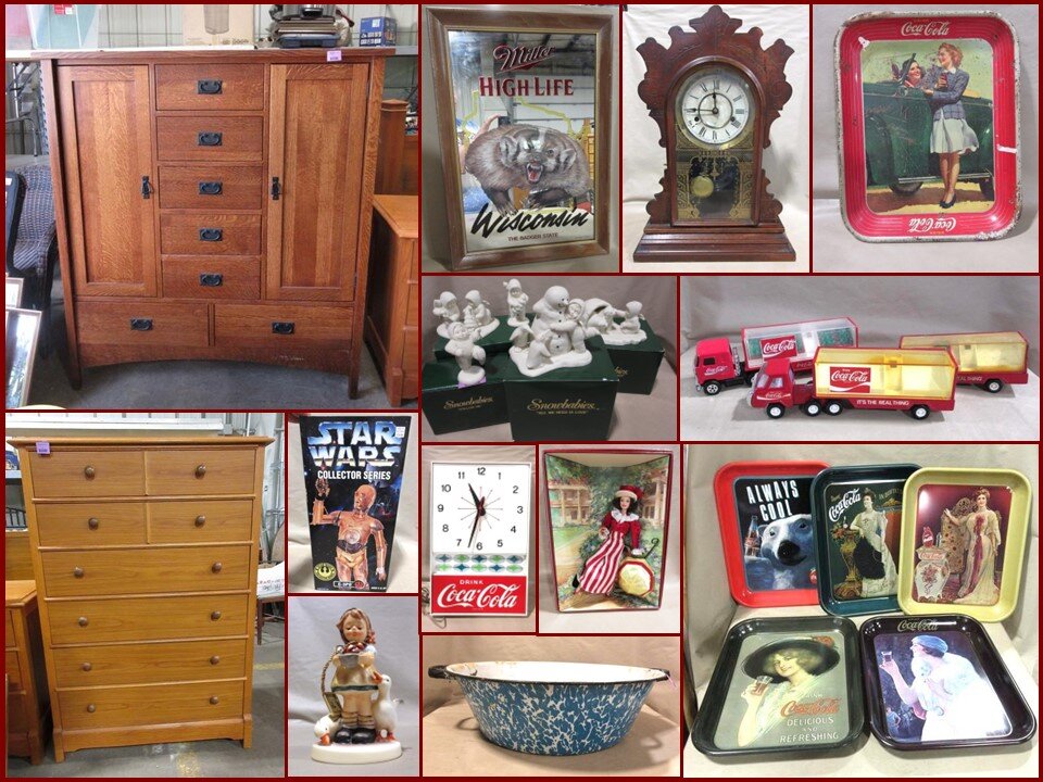 Image for Furniture, Coca Cola and Collectibles (purple tag)