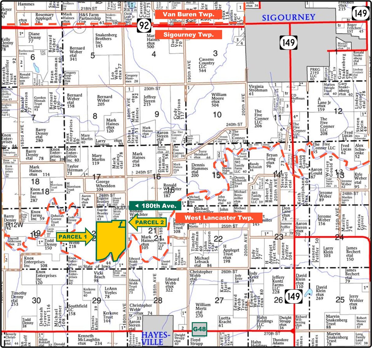 Image for Closed - Keokuk Co., IA - 176.61 Ac., m/l (180-0122)