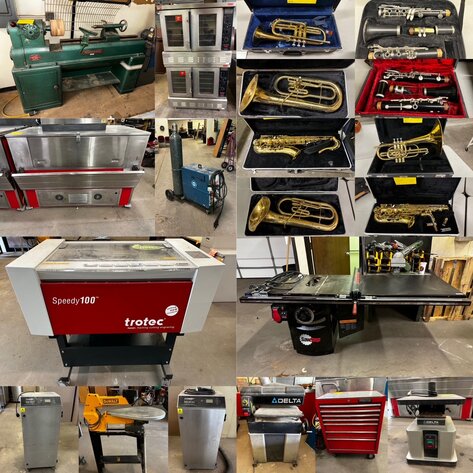 Image for Omaha Public Schools Timed Online Auction June 2023 - Food Service, Shop Equipment, Music Instruments, Furniture