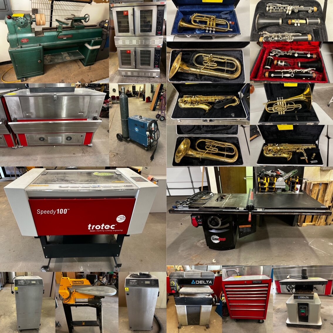 Image for Omaha Public Schools Timed Online Auction June 2023 - Food Service, Shop Equipment, Music Instruments, Furniture