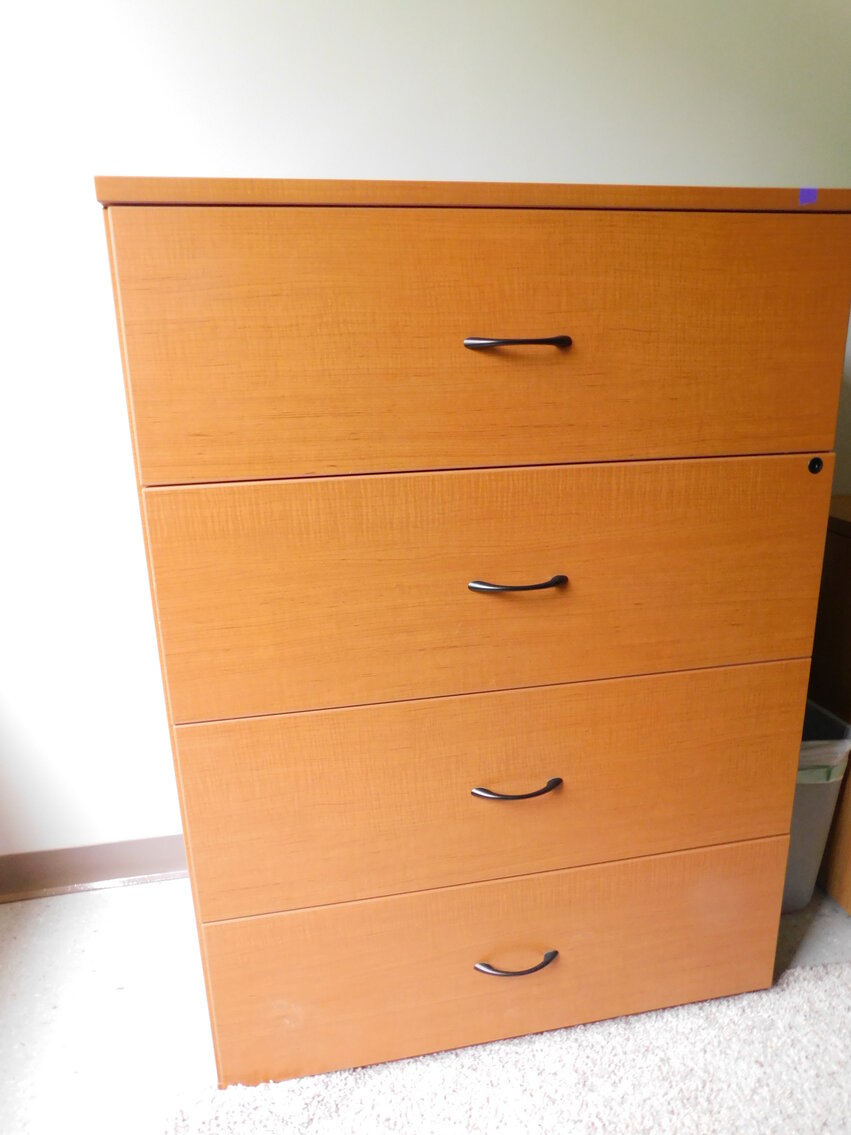 Image for Morgantown, WV – Furnishings from the former B&E Building on WVU Campus: Office Desks, Chairs, Metal and Wooden Filing Cabinets, and more!