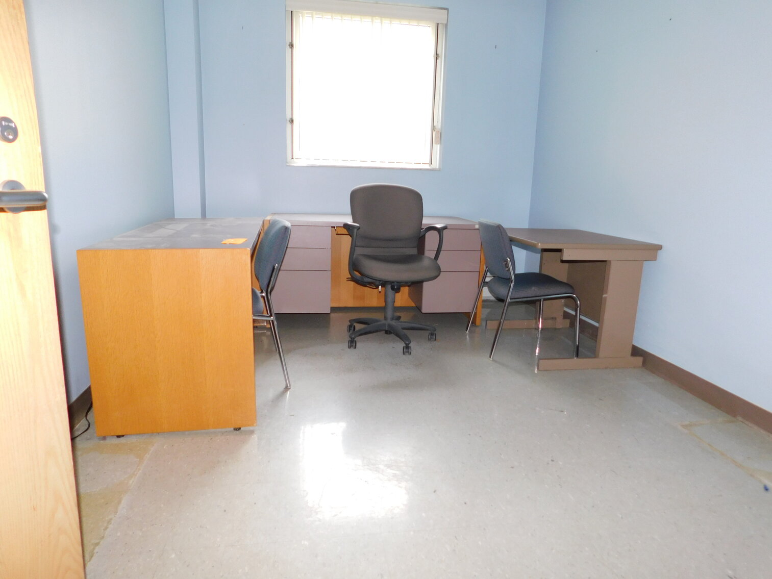 Image for Morgantown, WV – Furnishings from the former B&E Building on WVU Campus: Office Desks, Chairs, Metal and Wooden Filing Cabinets, and more!