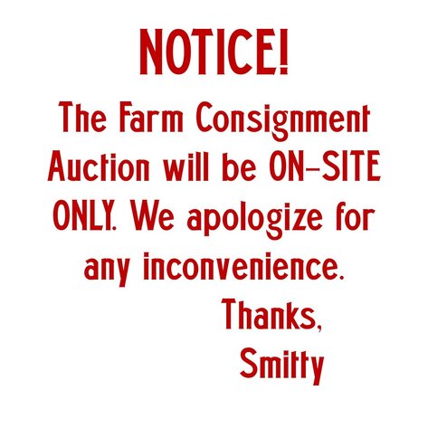 Image for Farm & Construction Equipment Consignment Sale