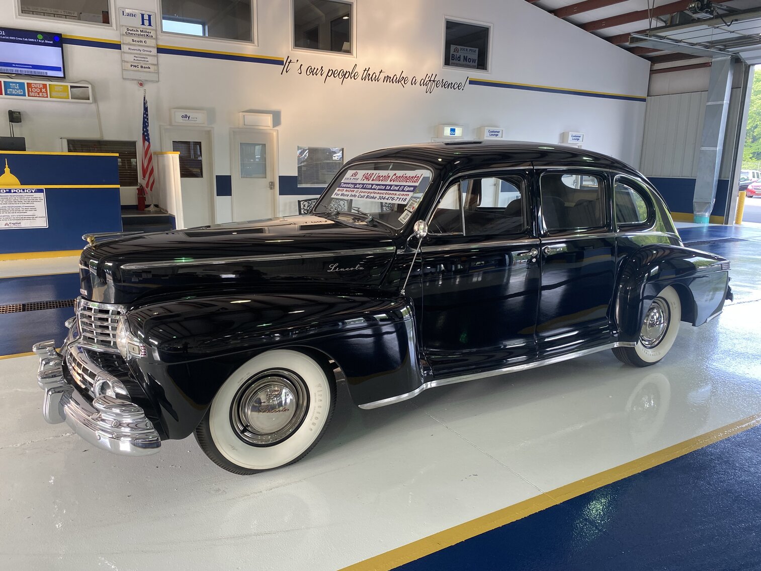 St Albans, WV 1948 Lincoln HSeries Beautiful Luxury Sedan Suicide