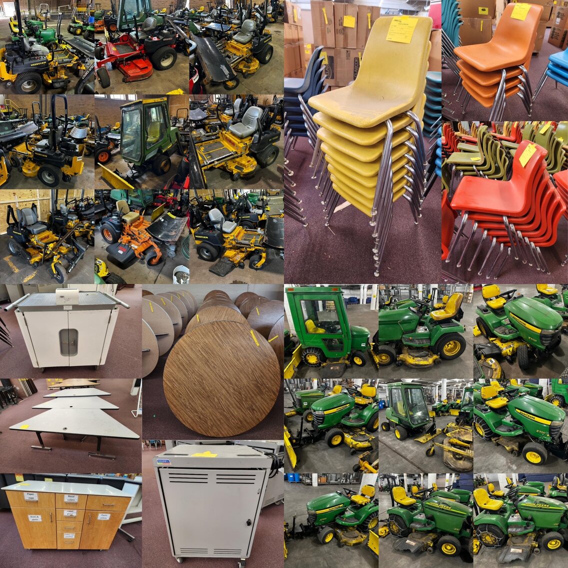Image for Omaha Public Schools Timed Online Auction June 2023 - Commercial Mowers, School Furniture