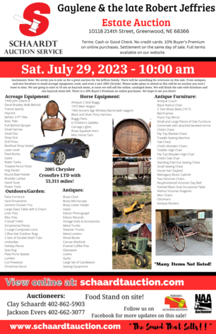 Image for Gaylene and the late Robert Jeffries Estate Auction