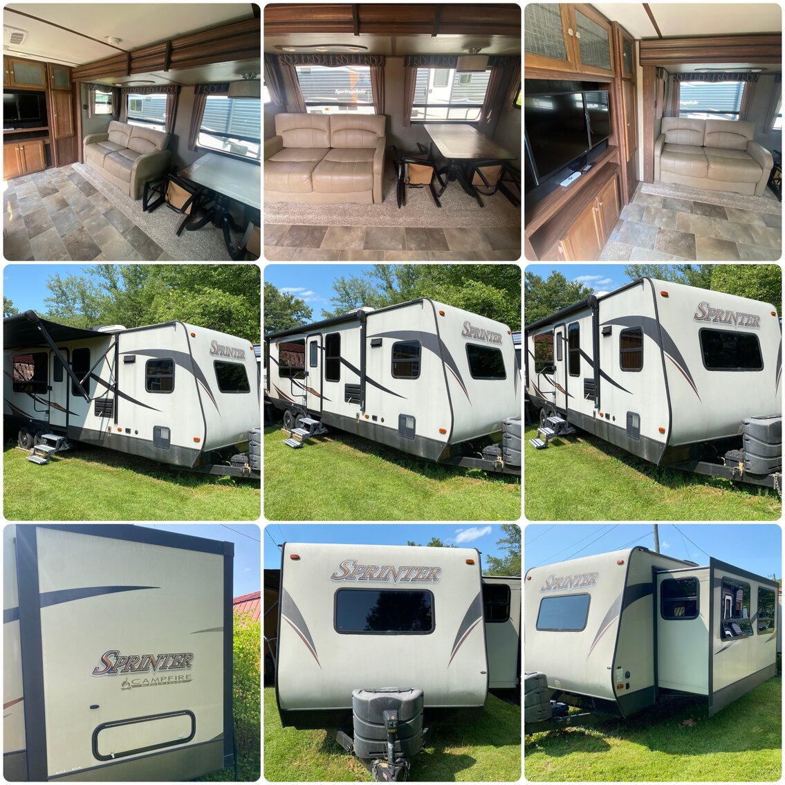 Image for Beckley, WV – 2016 Keystone Sprinter Campfire 29FK – Sells to Highest Bidder!