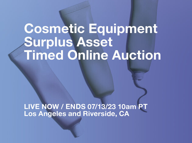 Image for Cosmetic Equipment Surplus Asset Auction