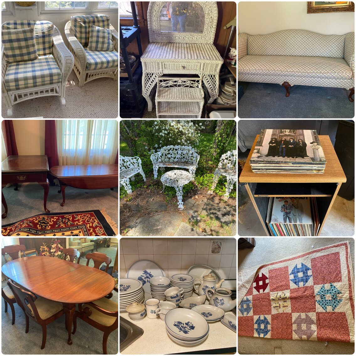 Image for Lumberport, WV – Estate of Shirley Swiger: Furniture, Quilts, Glassware & China, Craft Items, and more!